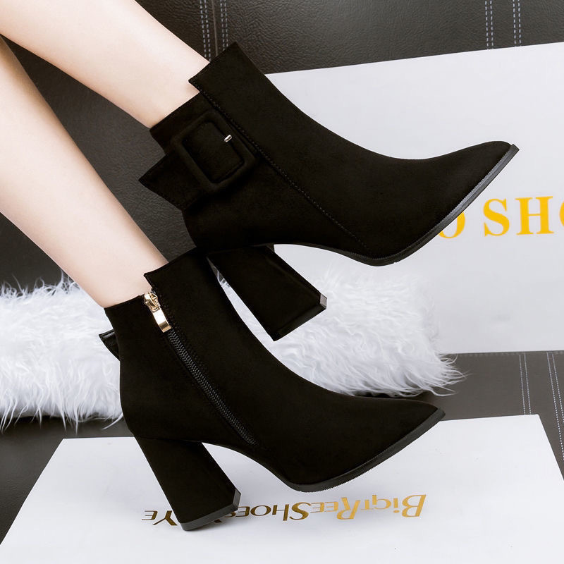 High heels Martin boots