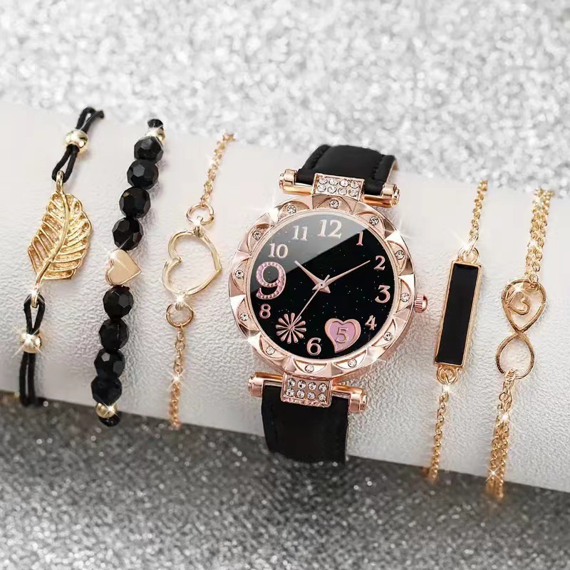 Quartz watch with bracelet