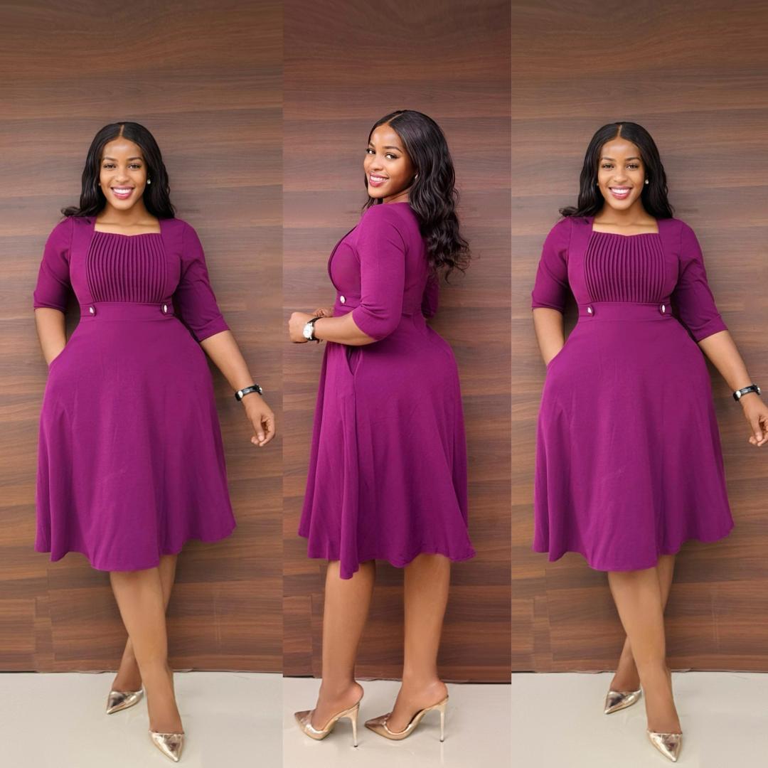 Modest Midi Dress