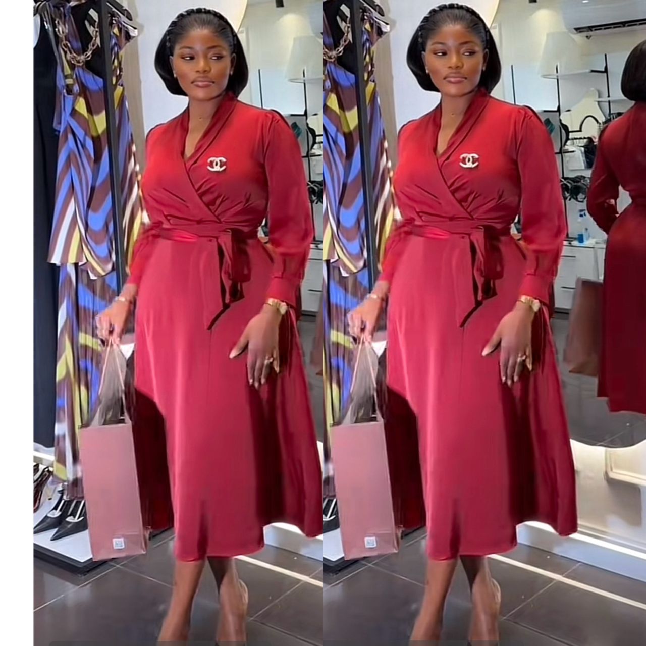  Silky Dress or Silk material