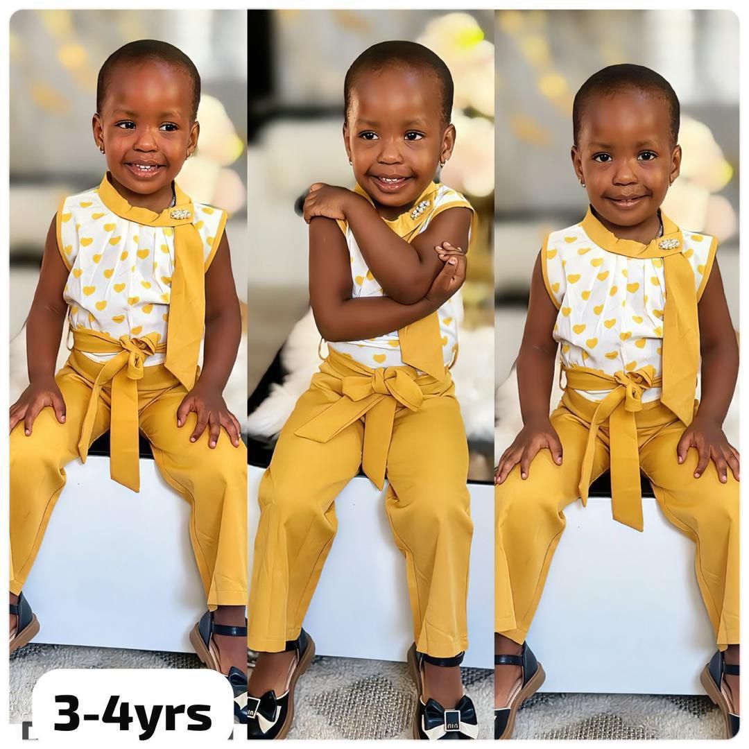 girls' two-piece clothing set